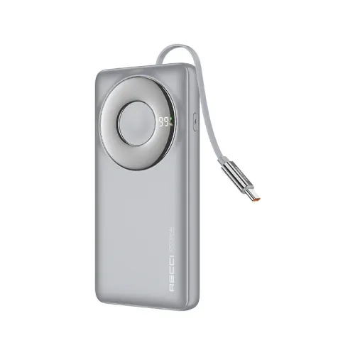 Recci RPB-P58 Power Bank — 10000mAh, 22.5W Fast Charging, with Type-C Cable