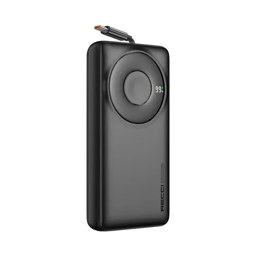Recci RPB-P72 Power Bank — 20000mAh, 65W Fast Charging, Type-C Cable Included
