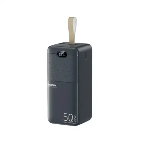 Remax RPP-117 Piloteer Series Power Bank — 50000mAh, PD-27W & QC-22.5W Fast Charging