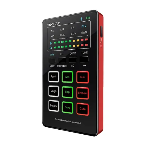 Takstar MX1 Portable Webcast Sound Card — Mini