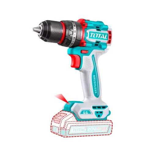 TOTAL TIDLI20602 Cordless Drill Machine — 60Nm (Without Battery & Charger)