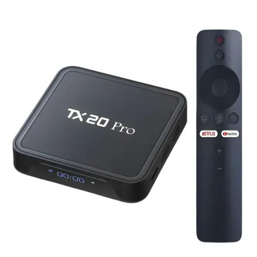 TX20 Pro Android TV Box — 12K, Voice Control Remote