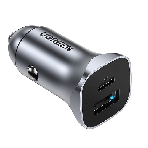 Ugreen CD130 Car Charger #30780 — Dual USB