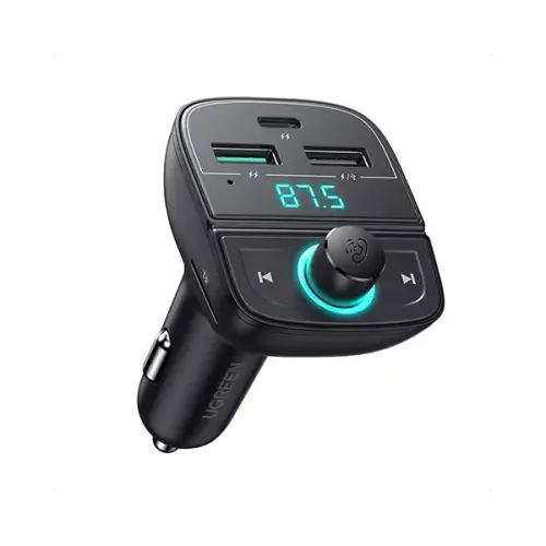 Ugreen CD229 Car Charger Adapter — Bluetooth FM Transmitter #80910