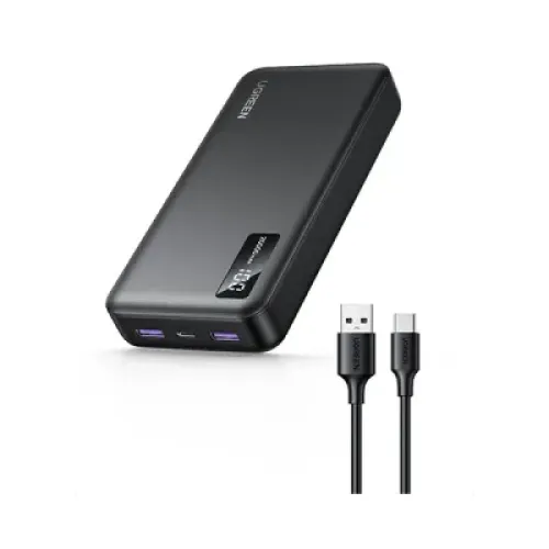 UGREEN PB312 Power Bank — 20000mAh, 20W Fast Charging #25683