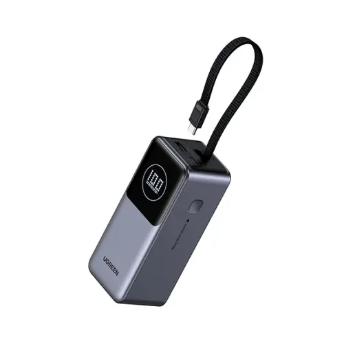 Ugreen PB723 Power Bank — 20000mAh, 130W, With Built-in Type-C Cable #55365B