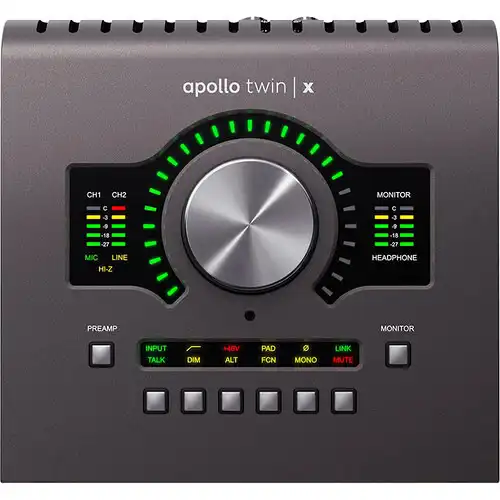 Universal Audio Apollo Twin X Desktop Audio Interface — Thunderbolt 3