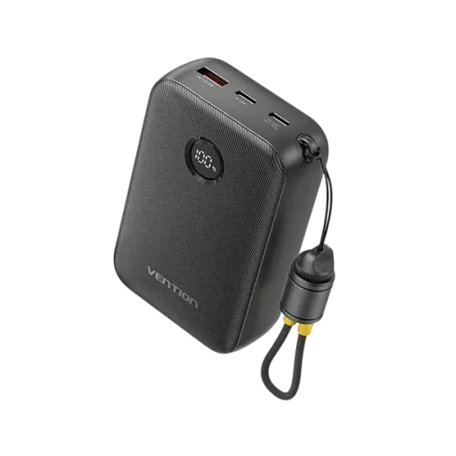 VENTION FKBB0-C Power Bank — 20000mAh, 22.5W, Built-in Type-C Cable