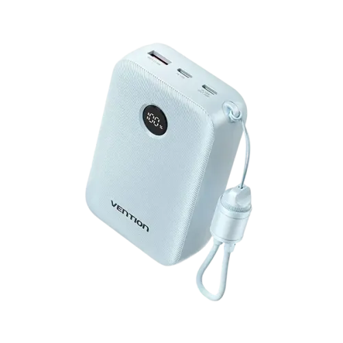 VENTION FKBL0-C Power Bank — 20000mAh, 22.5W, Built-in Type-C Cable