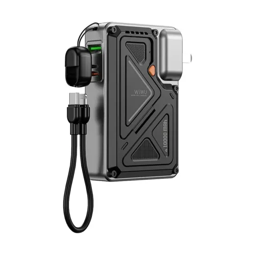 Wiwu Knight WI-P057 Power Bank — 10000mAh, 35W, Built-in Charger