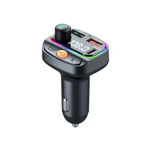 WiWU Wi-QC031 Car Charger — 38W, Bluetooth 5.3 & FM Transmitter