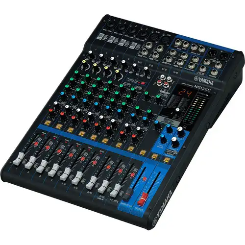 Yamaha MG12XU Mixer — 12-Channel, with USB and Effects