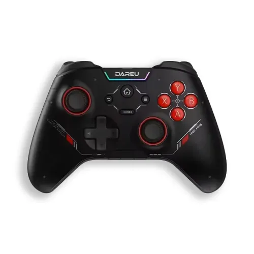 DAREU H100 Wireless Gaming Controller — Tri-Mode, RGB