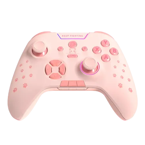 DAREU H105 Gamepad Controller — Tri-Mode, Wireless, 360° Joystick, Sakura