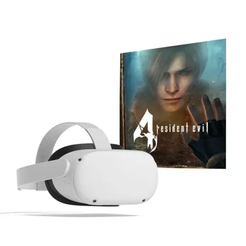 Meta Quest 2 All-in-One VR System — 128GB, Resident Evil 4 Game Bundle