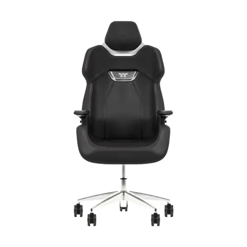 Thermaltake ARGENT E700 Gaming Chair — Real Leather, Glacier White