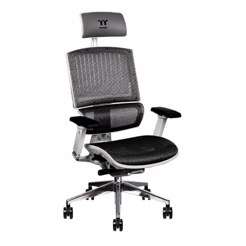 Thermaltake CyberChair E500 Gaming Chair — White Edition