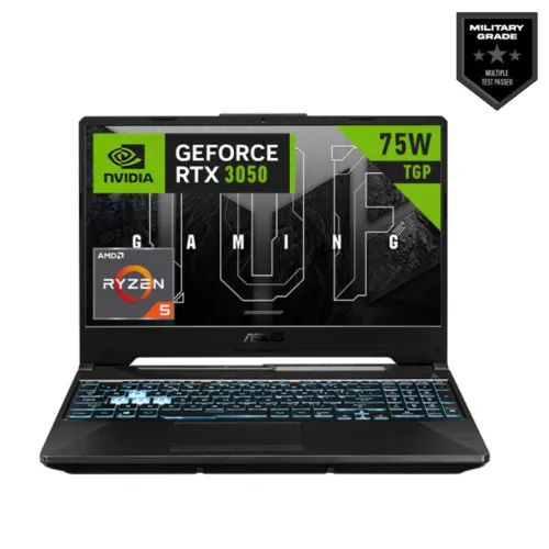Asus TUF Gaming A15 FA506NCR Gaming Laptop — Ryzen 7 7435HS, RTX 3050 4GB Graphics (Up To 75W TGP)