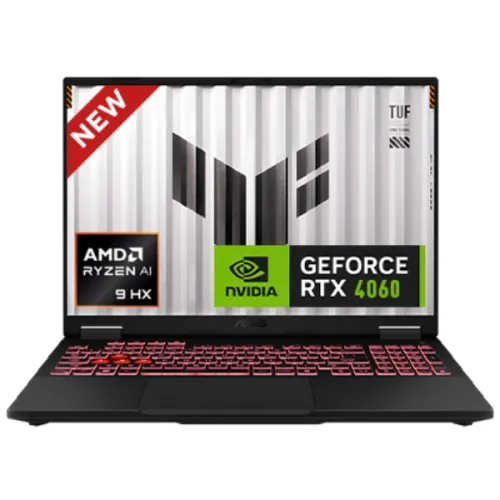 ASUS TUF Gaming A16 FA608WV Gaming Laptop — Ryzen AI 9 HX 370, RTX 4060 8GB Graphics, 16" 2.5K