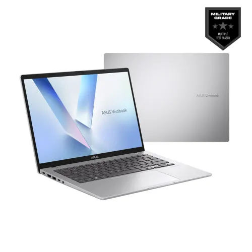 Asus Vivobook 14 F1407CA Laptop — Core Ultra 5 225H, 14" WUXGA, Cool Silver