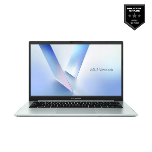 ASUS Vivobook Go 14 E1404FA Laptop — Ryzen 5 40, 14" FHD, Green Gray