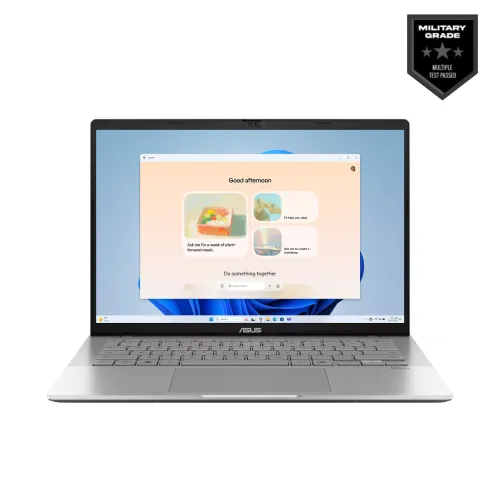 Asus VivoBook S14 S3407VA Laptop — Core 5 210H, 14" WUXGA, Cool Silver