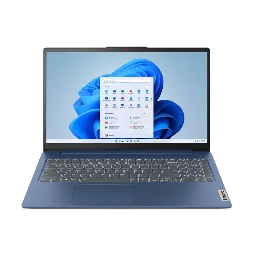Lenovo IdeaPad Slim 3 15AMN8 Laptop — Ryzen 3 7320U, 15.6" FHD, Abyss Blue