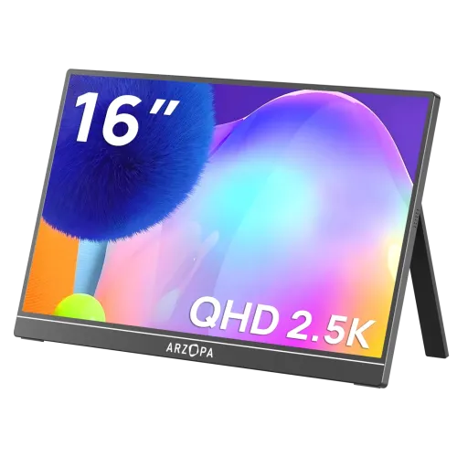 Arzopa Z1RC Portable Monitor — 16" 2.5K QHD IPS