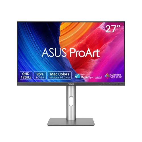 ASUS ProArt Display PA278QGV Monitor — 27" 2K QHD IPS, 120Hz