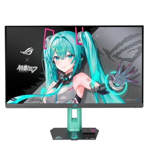 ASUS ROG Strix XG27ACMEG-G Hatsune Miku Edition Fast IPS Gaming Monitor — 27" 2K, 260Hz