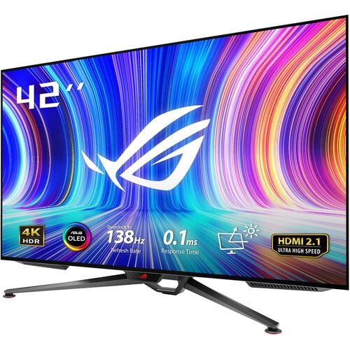ASUS ROG Swift PG42UQ OLED Gaming Monitor — 41.5" UHD 4K HDR, 138Hz