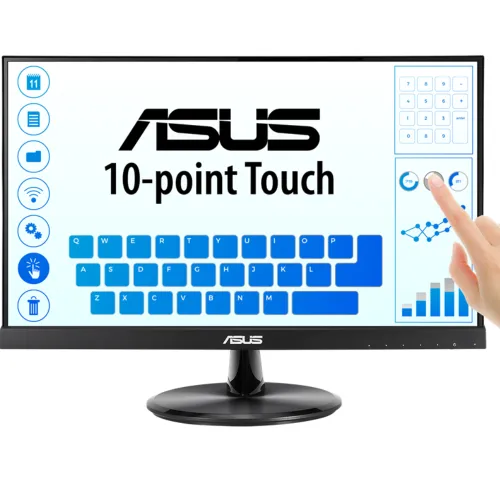 ASUS VT229H 21.5" Touch Monitor — Full HD, 5ms, Low Blue Light, Flicker Free
