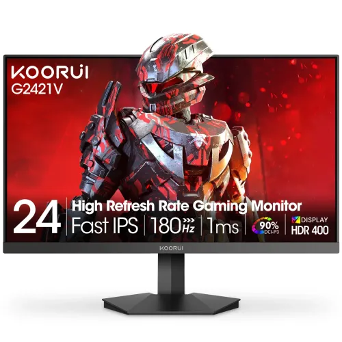 KOORUI G2421V Gaming Monitor — 23.8" QHD IPS, 180Hz, 1ms