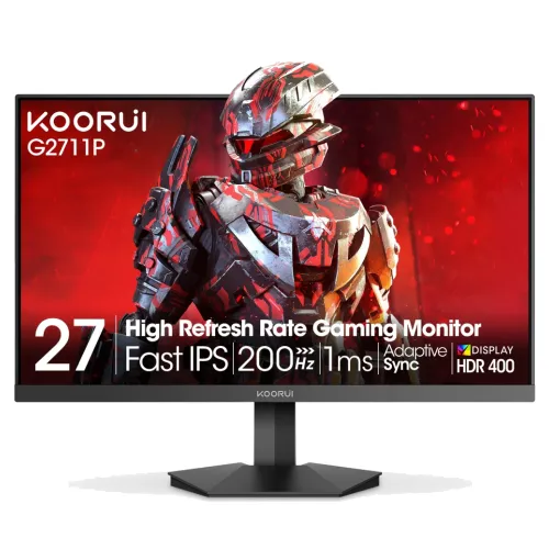 KOORUI G2722P Gaming Monitor — 27", QHD IPS, 200Hz