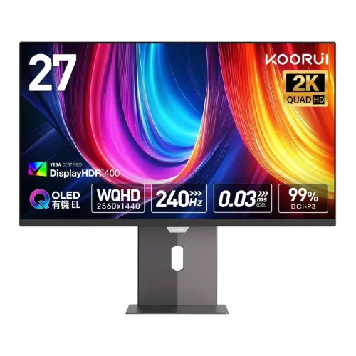 KOORUI S2721XO 27" QD-OLED Gaming Monitor — 2K QHD, 240Hz
