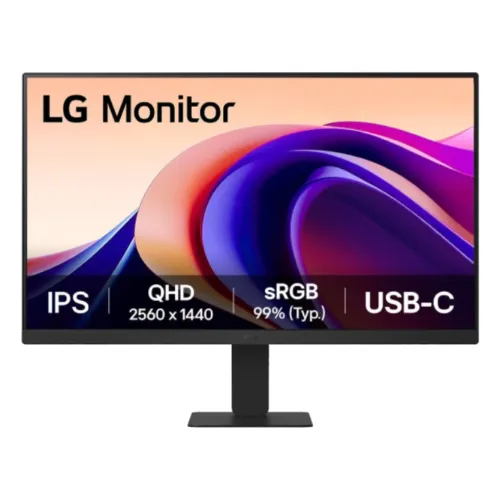 LG 24U631A-B Monitor — 23.8" QHD IPS, 100Hz