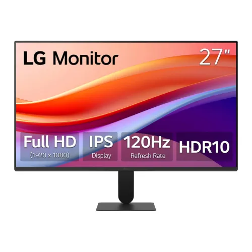 LG 27U411A-B Monitor — 27" FHD, 120Hz, IPS