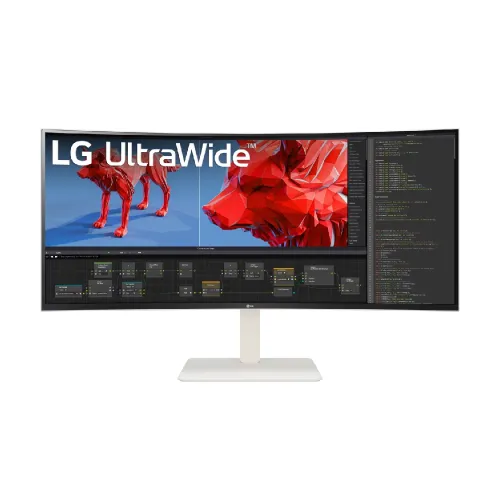 LG 38WR85QC-W Curved Monitor — 38" WQHD+ UltraWide, 144Hz