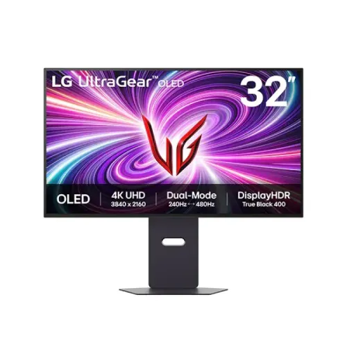LG UltraGear 32GS95UV-B Dual Mode Gaming Monitor — 31.5" 4K OLED, 240Hz