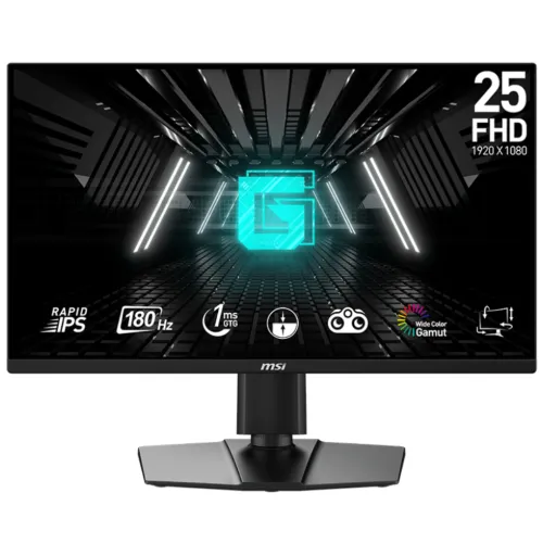 MSI G255PF E2 Gaming Monitor — 24.5" FHD IPS, 180Hz, 1ms