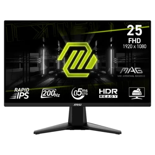 MSI MAG 255F E20 Rapid IPS Gaming Monitor — 24.5" FHD, 200Hz, 0.5ms