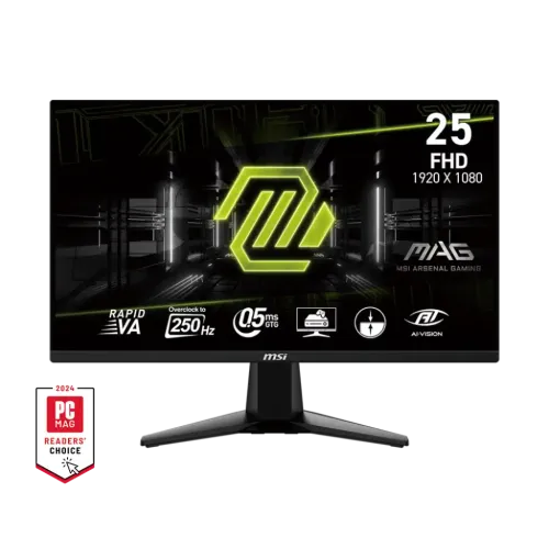 MSI MAG 255XFV Gaming Monitor — 24.5" VA FHD, 250Hz