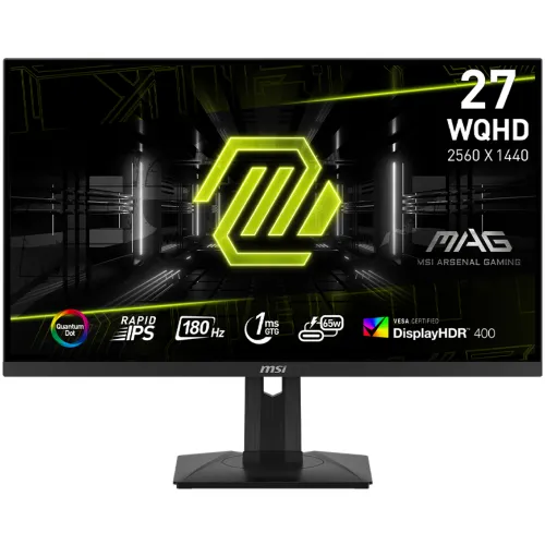 MSI MAG 274QRF QD E2 WQHD Gaming Monitor — 27" IPS, 180Hz, 1ms