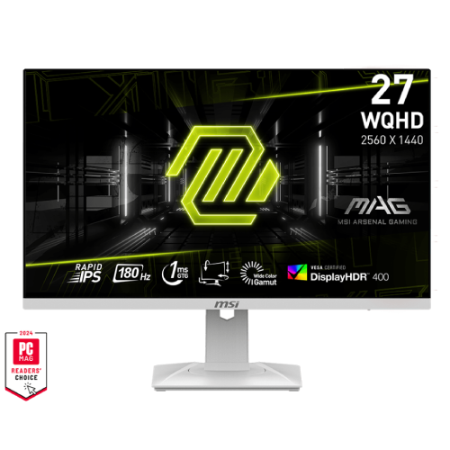 MSI MAG 274QRFW Gaming Monitor — 27" Rapid IPS WQHD, 180Hz