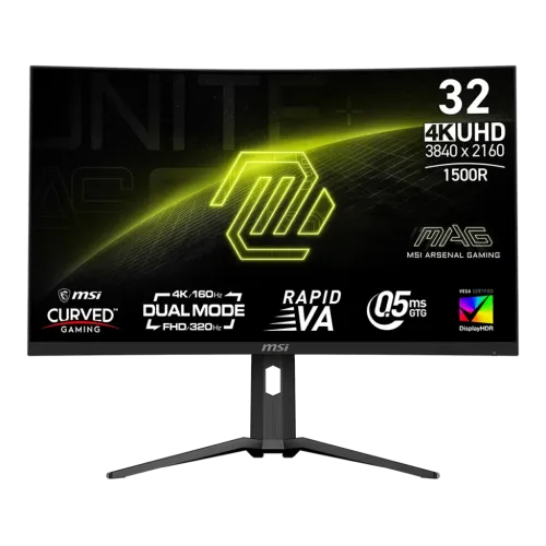 MSI MAG 321CUPDF Dual Mode Gaming Monitor — 31.5" 4K