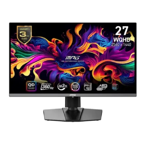 MSI MPG 271QRX QD-OLED Gaming Monitor — 26.5" QHD 2K, 360Hz