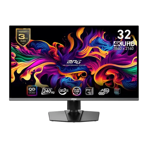 MSI MPG 321URX QD-OLED Gaming Monitor — 31.5" 4K UHD, 240Hz