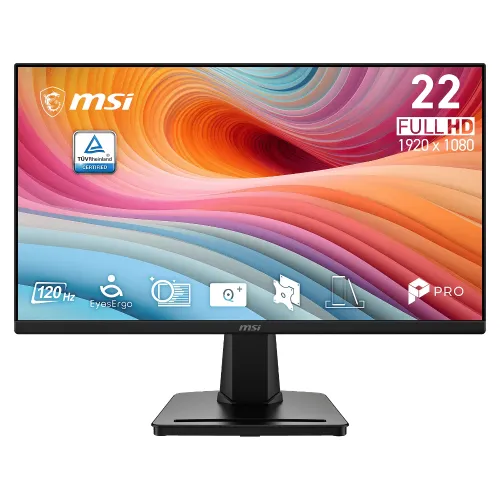 MSI PRO MP225 E12L Business Monitor — 22" FHD IPS, 120Hz