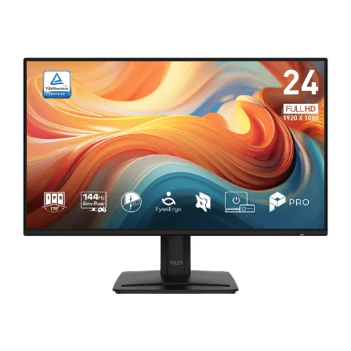MSI PRO MP242 E14A Business Monitor — 23.8" FHD IPS, 144Hz