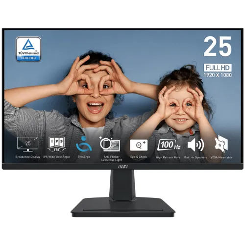 MSI PRO MP251 Monitor — 24.5" FHD, 100Hz
